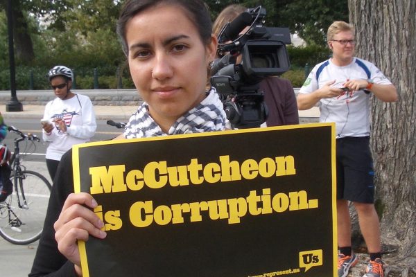 McCutcheon Protestor