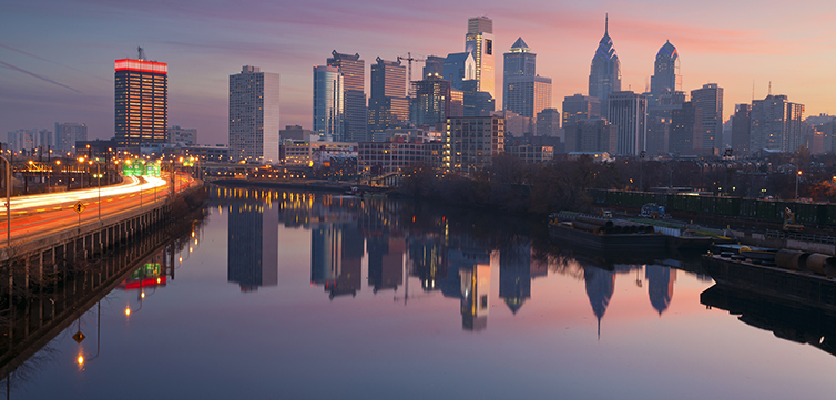 Philadelphia skyline-feat