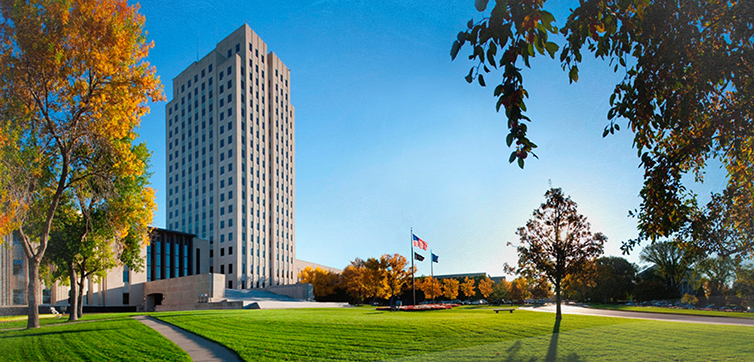 North Dakota capitol-feat
