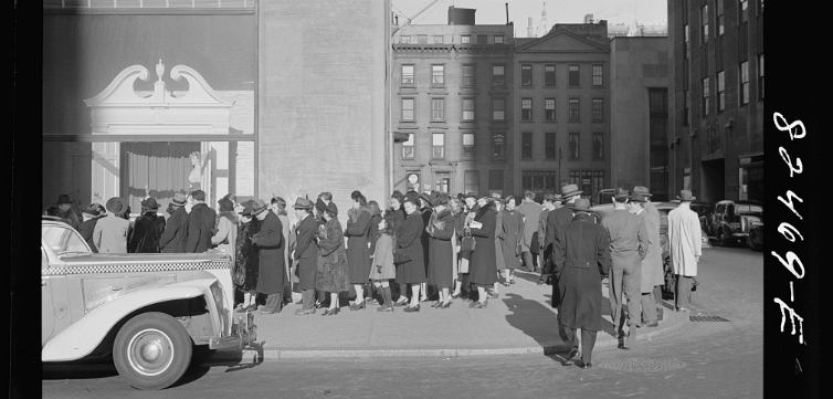 New York movie theater line FEATURE