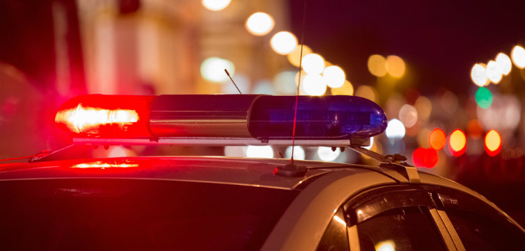 police car lights siren feat