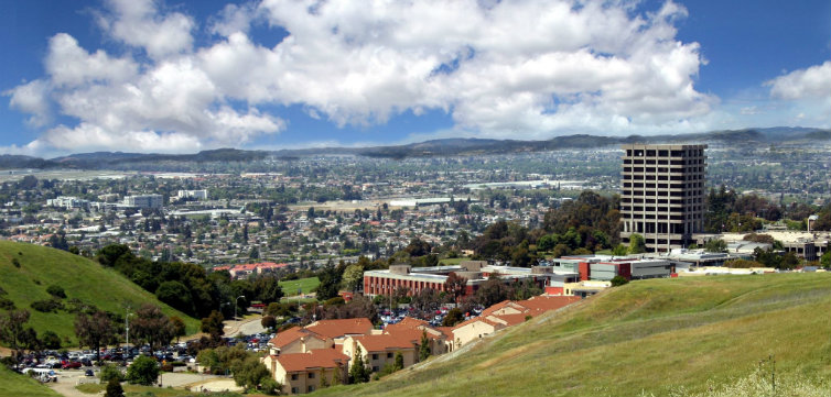 California State East Bay CSUEB Campus CREDIT By Jennifer Williams via Wikimedia Commons CC BY-SA 2.0 Modified from Original feat