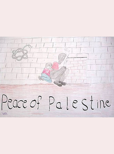 A student’s exhibition featuring artwork by Palestinian teenagers was removed by Brandeis administrators over complaints that it was “one-sided.”