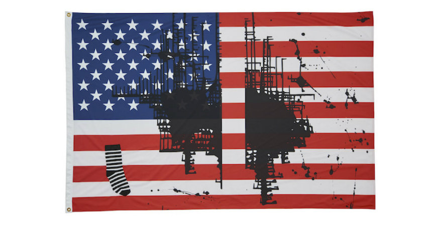 Kansas officials demand University of Kansas remove American flag artwork